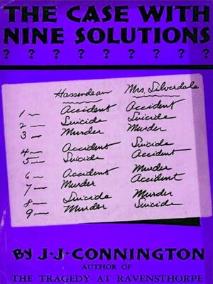 cover image of The Case With Nine Solutions